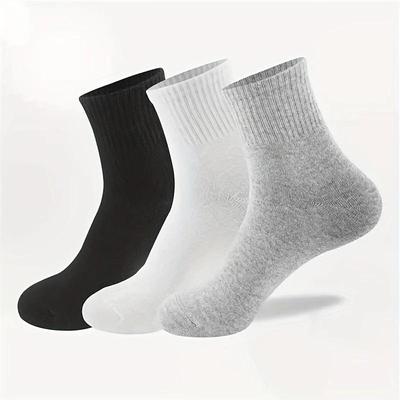 3 Qairs di calzini da uomo di alta qualità, calzini casual traspiranti, calzini da uomo in cotone, calzini sportivi da corsa, regali da uomo