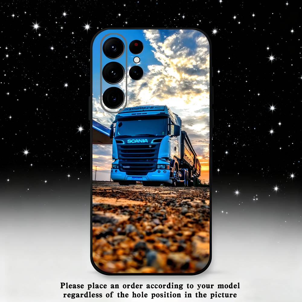 S-SCANIA Trucks SA-AB Phone Case For Samsung S25,S24,S21,S22,S23,S30,Ultra,S20,Plus,Fe,Lite,Note,10 Black Soft Shell