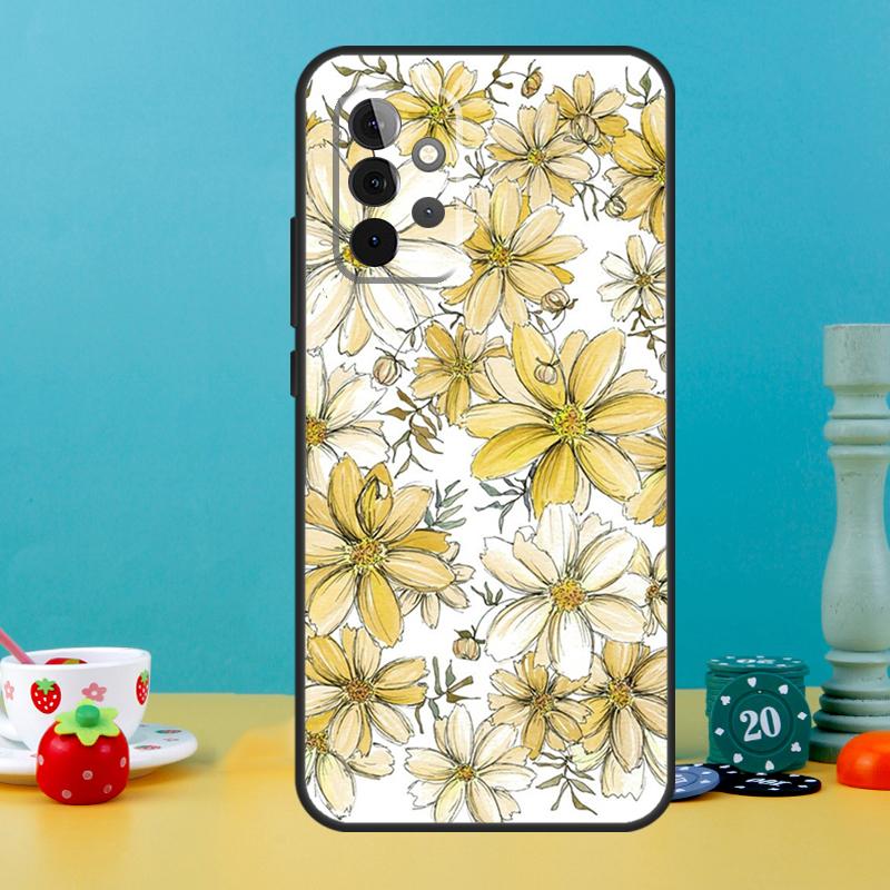 

Желтые Цветы Космоса Лавандовый Чехол Для Samsung Galaxy A15 A16 A05 A26 A36 A56 A52 A53 A33 A13 A34 A54 A14 A35 A55 A22 A32 Samsung A34 5G
