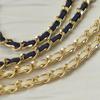 New Phone Accessory Long Cellphone Chain Anti Lost Universal Metal Leather Shoulder Neck Crossbody Phone Strap Case Holder Chain