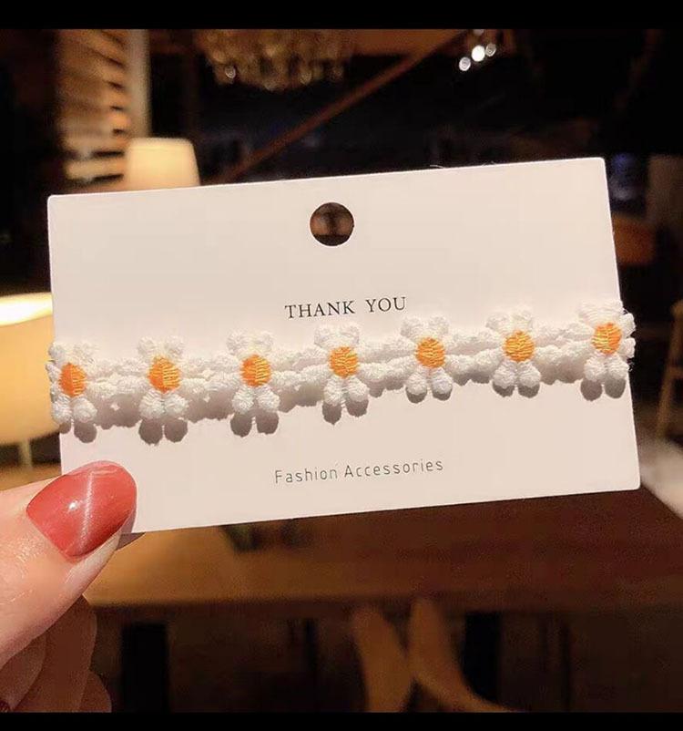 Girocollo con collana in pizzo con fiori dolci per donne e ragazze, ricamo di buona qualità, moda, design romantico, accessorio