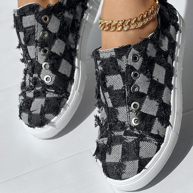 

Summer and autumn new fringed canvas shoes women s casual flats one-pedal single shoes 35 світло-синій колір