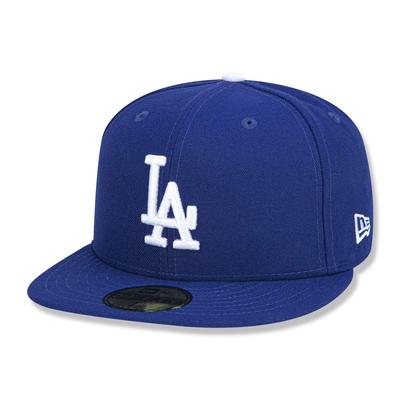 New Era 59FIFTY Fitted Cap, Los Angeles Dodgers 2017 MLB Authentic Collection, Stadium Game, US Size: 7 1/8, Color: Blue
