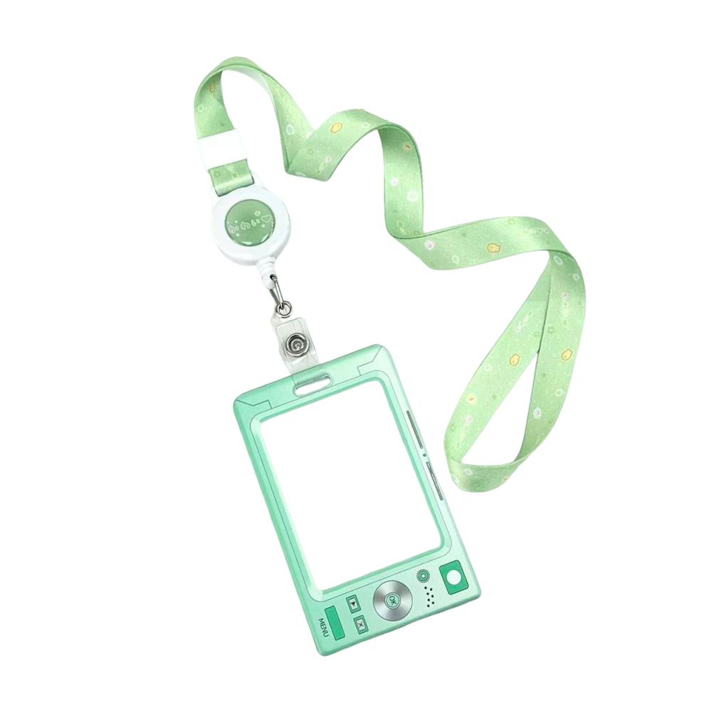 

Transparent Card Protector Dustproof Sliding Cover Card Case Id Card Holder Thickened Retractable Badge Reel For Commuting
