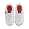 Nike Force 1 Low EasyOn LV8 2 PS Upside Down Kids Sneakers White Light-Silver Astronomy-Blue FN0410-002