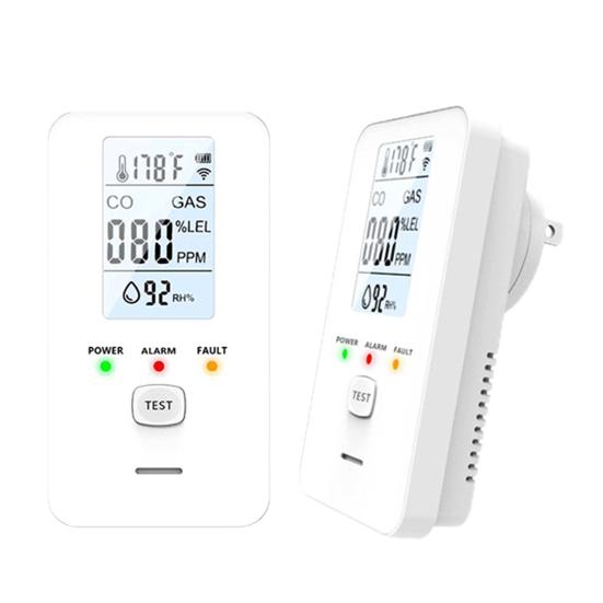 4-In-1 Multi-function Detector Natural Gas Carbon Monoxide Propane Detector Home Apartment RV