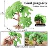 Oenux Simulation Household Decoration Stone Tree Stump Baobab Cacti Farm House Car Fence Accessory Animals Model Education Kids Toys
