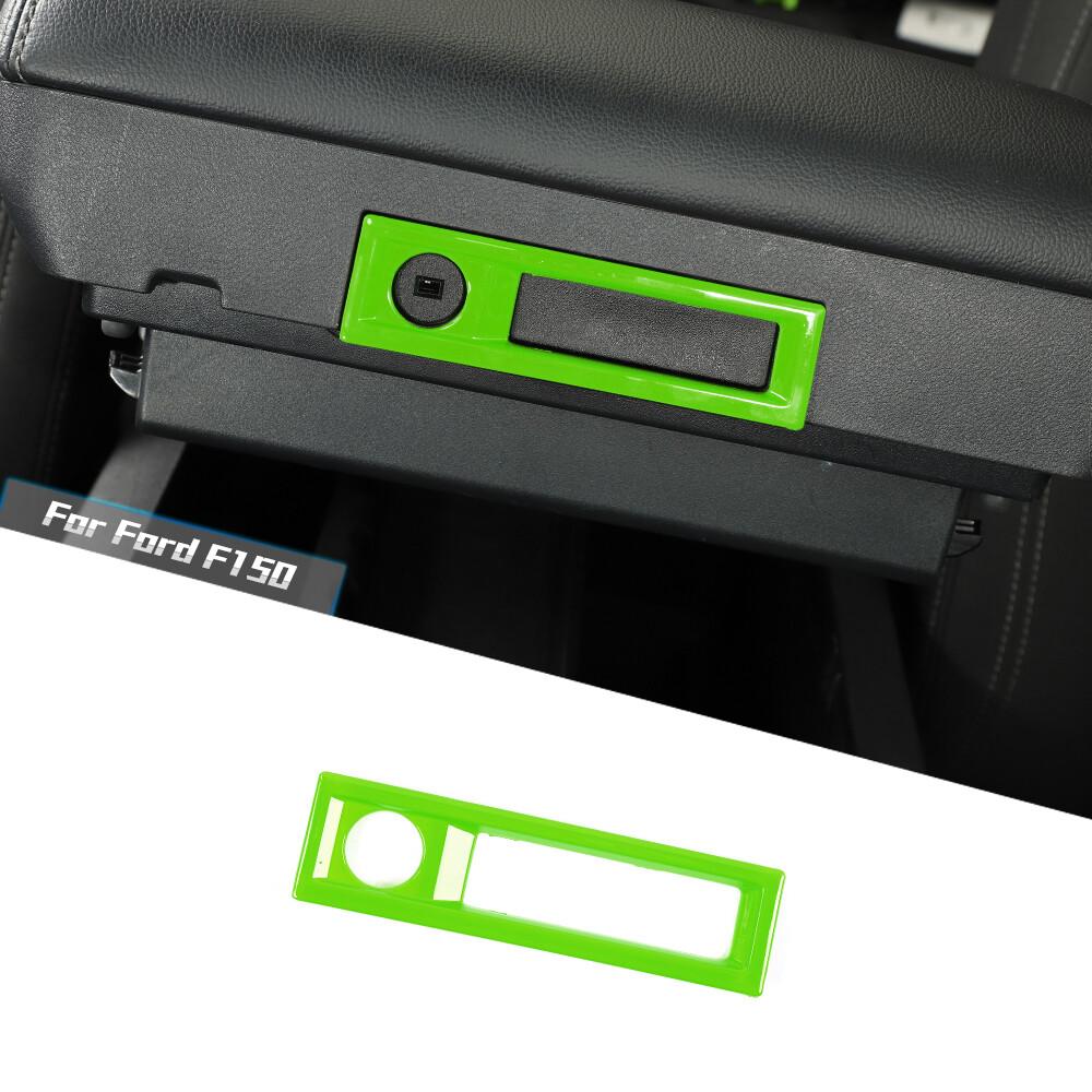 Inner Center Armrest Box Switch Cover Trim Bezel For Ford F150 2021+ Light Green
