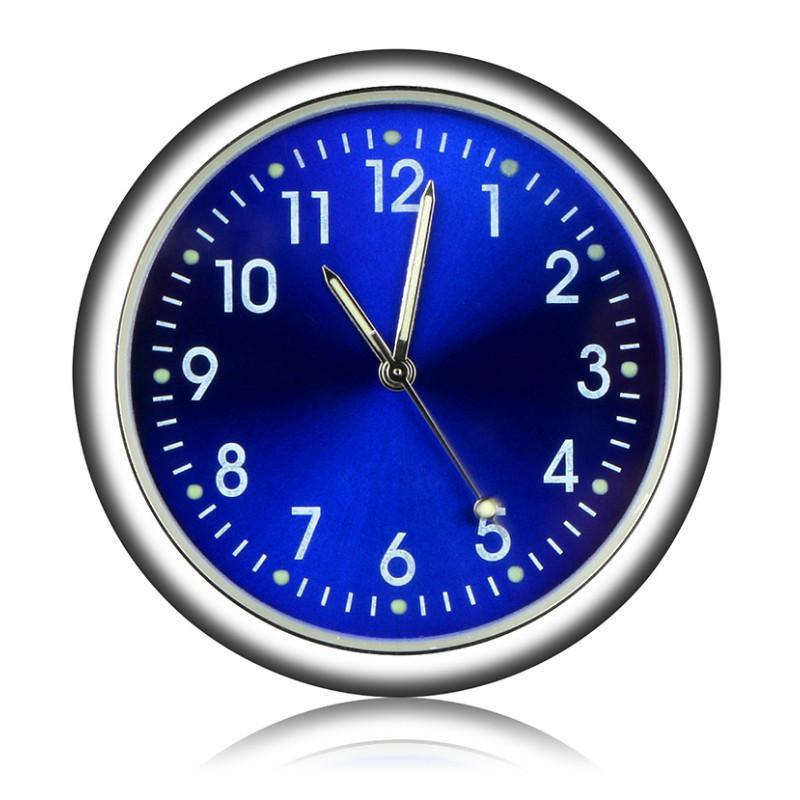 

1 шт. автомобильные часы 4 см электронные кварцевые часы авто интерьерный орнамент креативные автомобильные принадлежности синий