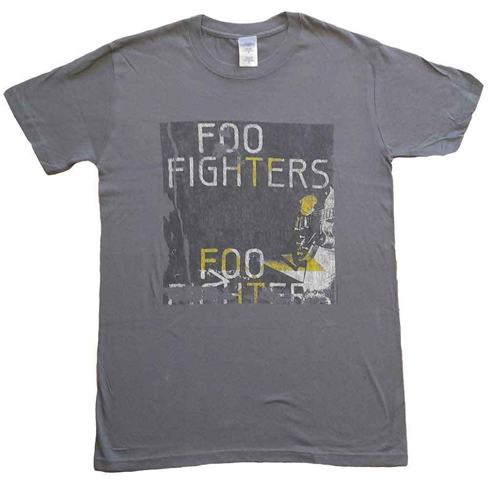 Foo Fighters Guitar T-Shirt Grey New XL