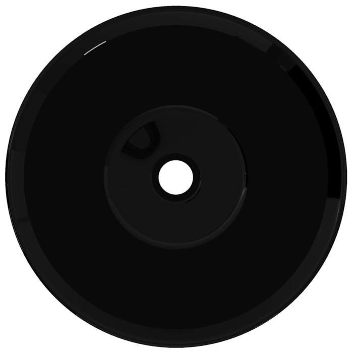 Vasque en céramique - VIDAXL - Rond - Noir - Design moderne et élégant