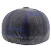 Plaid Octagonal Hat Beret Autumn Winter Men's Warm Forward Hat Wool Plaid Newsboy Hat British Female Paintsman Hat