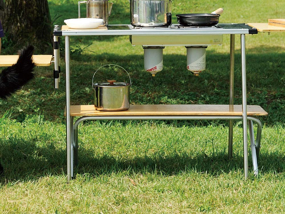 Snow Peak Sammenleggbar Hylle Lang Bambus LV-066TR