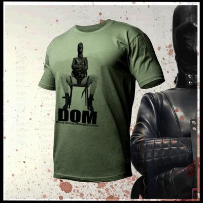 BDSM-T-Shirt Bondage Masochist DOM of Pleasure Sadomasochist Femdom Gimp S-2XL
