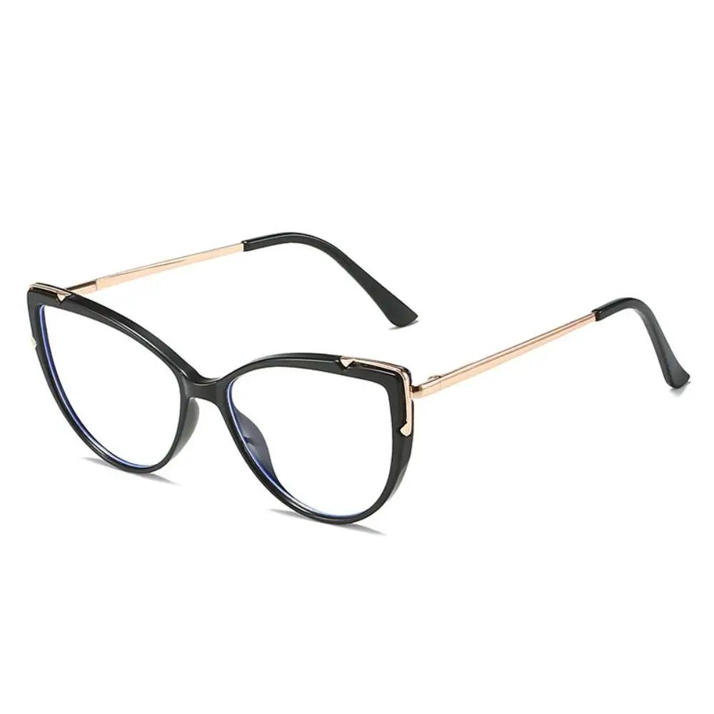 Vintage Cat Eye Anti-blue Ophthalmic Glasses for Women's Glasses Frame TR90 Computer Eyeglasses Female Perspective Glasses