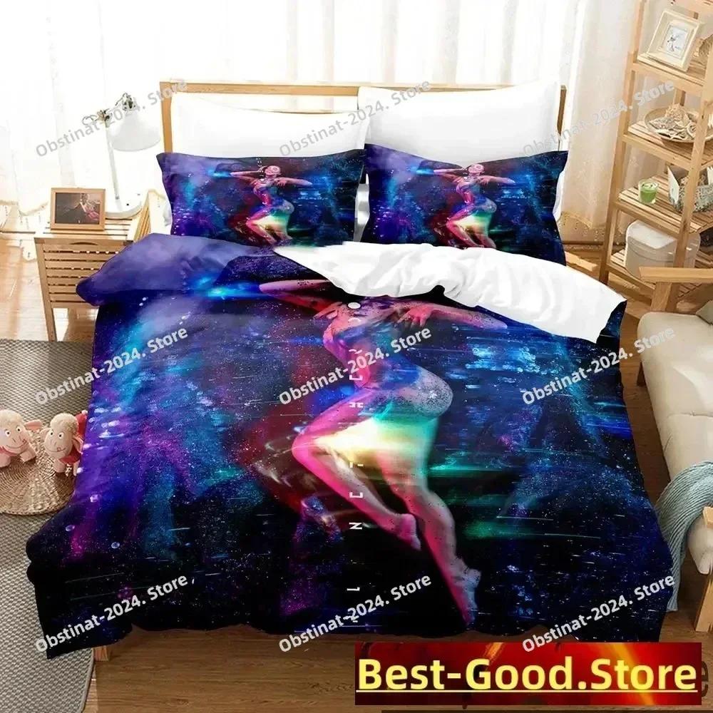 3D Sexy Doja Cat Bedding Set Printed single Comforter Quilt Bed Cover Soft Duvet Cover Pillow Case 3 Pieces Sets Kids Adult Size