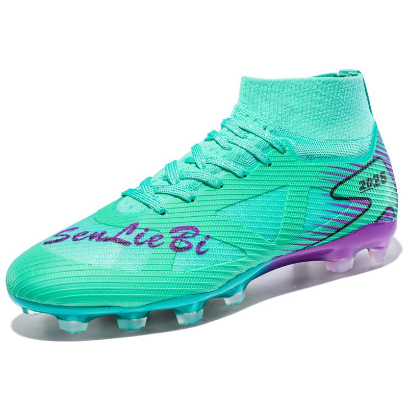 

New Gentlemen s High-Soccer Shoes for quality Cleats High-top Non-Slip Athletic Shoes Futsal FG/Football Boots for TF Grass Match Indoor Hot-selling 35