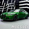 1:18 BMW M3 CS LCI G80 Mpower Supercar Alloy Metal Diecast Model Car Desktop Display Collectible Hobby Ornament Holiday Present