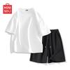 MINISO Men's Summer Cotton T-Shirt and Shorts Set