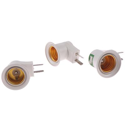 E27 Light Bulb Socket Holder Plug-In Adaptor Screw Base Lamp Wall Us Plug