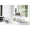 Yamazaki Kitchen Storage, Seasoning Storage, Wide Rack, Tower, White, 3278