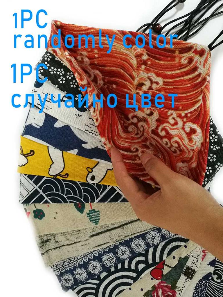 6pc/set Wooden Tableware Set Portable Cutlery Sets with Useful Spoon Fork Chopsticks Travel Gift Dinnerware Suit with Cloth Bag