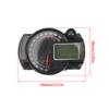 Motorcycle Universal Speedometer 12v LCD 7 Colors for Honda Suzuki Yamaha Kawasaki Digital Odometer Gauge Moto Dashboard Meter