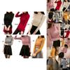 Elegant Women's Long Sleeve Knitted Sweater Turtleneck Jumper Slim Fit Pullover