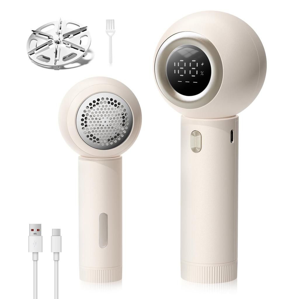 Gohill Electric Scame Reîncărcabil USB German Red Dot Award Scame Fără Fir cu 6 Puternice 3 Ajustabile LCD Siguranță 1 Lamă de Rezervă Delicat pe