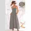 2026 European and American Women's Clothing Explosive Summer New Casual Vacation Striped Suspender Dress