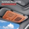 Car Sun Visor Organizer Sunglasses Holder Card Storage Bag Interior For KIA Rio K5 Sportage Ceed Sorento Picanto Stinger Opti Usgm40