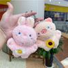 Charming Rabbit Plush Bag Pendant Cute Doll For Girls Perfect Gift Idea 15cm