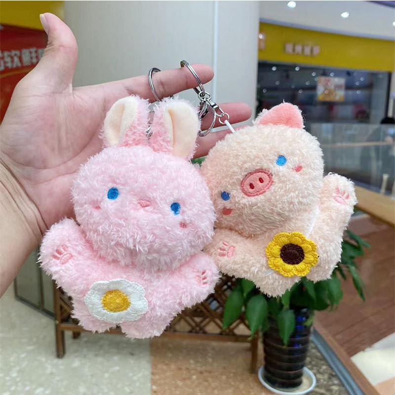 Charming Plush Rabbit Bag Pendant Cute Doll For Girls Perfect Gift 15cm Idea