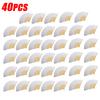 1-60PCS Portable Chinese Bamboo Fan White Foldable Paper Fan Wedding Gifts For Guest Birthday Party Decoration Kids Painting
