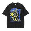 T-shirt Grafica Gioco Valorant Sova Omen Stampa T-shirt Lavata Manica Corta T-shirt Oversize Abbigliamento