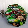 1pc Ben10 Umbrella, Sun Protection, And UV Shielding. It Has Eight Sturdy Ribs for Outdoor Use And Perfect Gift