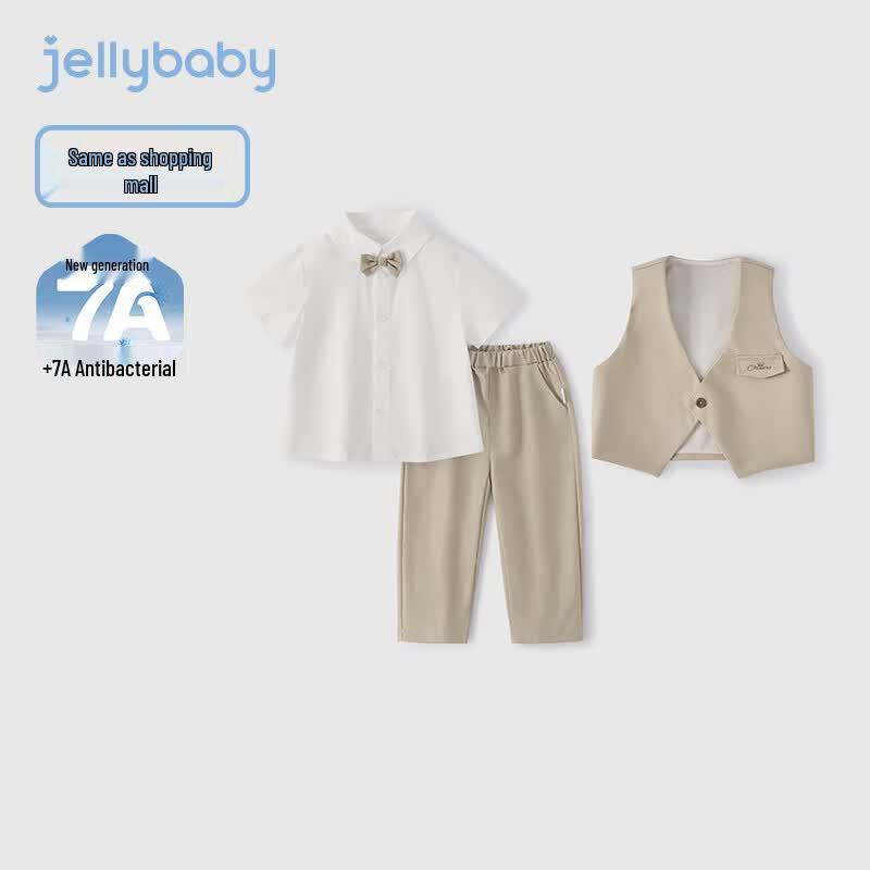 JELLYBABY Boys  Summer 3-Piece Multi-Wear Outfit 110