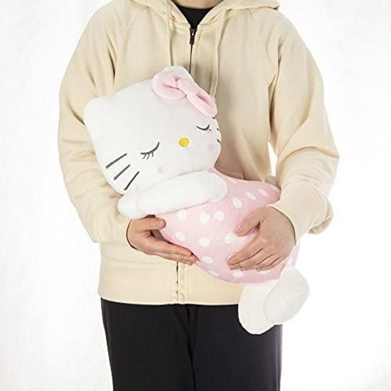 MORIPiLO Body Pillow Sanrio Hello Kitty Uses Smooth Material Marshmallow Texture Plush Toy Hugging Large Cushion Cute Size Cozy Sleeping Approximately