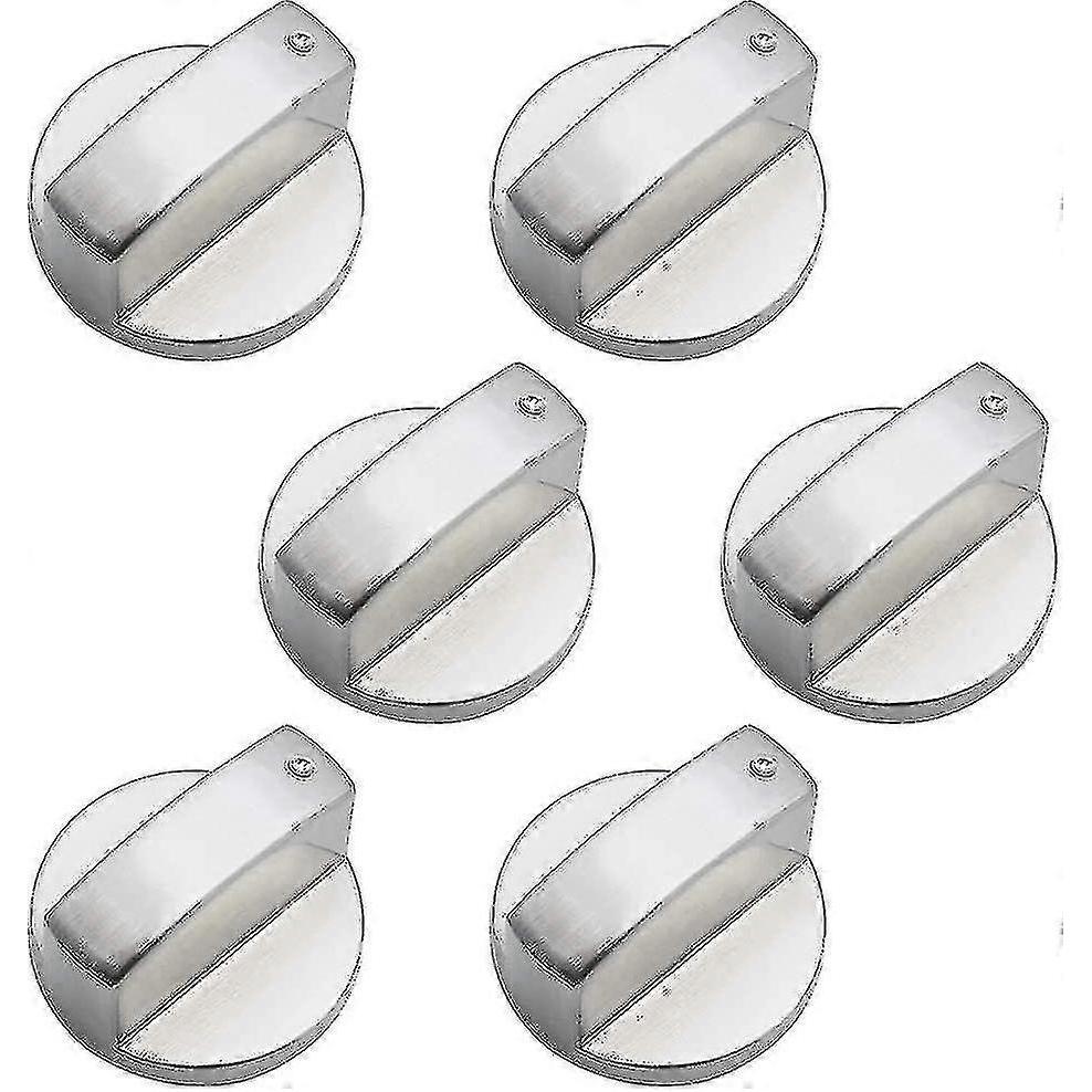 6pcs Universal Metal Control Knob Gas Stove 6mm Universal Control Knob Stove Knob For Gas Stove Stove - RIpj