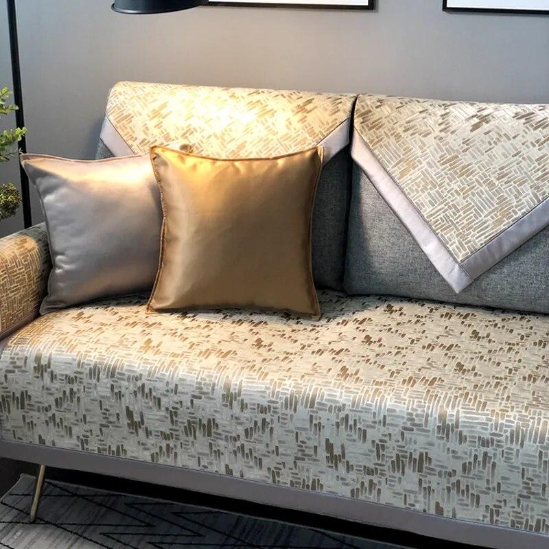 

Lüks kanepe kılıfı s kaymaz kanepe kılıfı L şekli kanepe şezlong kapak salonu kanepe kılıfı evrensel kanepe havlu koruyucuları ev dekor 60x60cm 1pcs