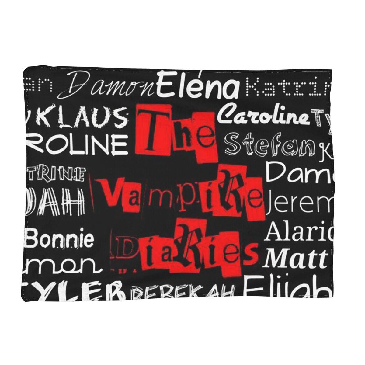 

The Vampire Diaries Damon Salvatore Blanket Soft Warm Flannel Throw Blanket Cover for Bed Living room Picnic Travel Home Couch 80x120cm