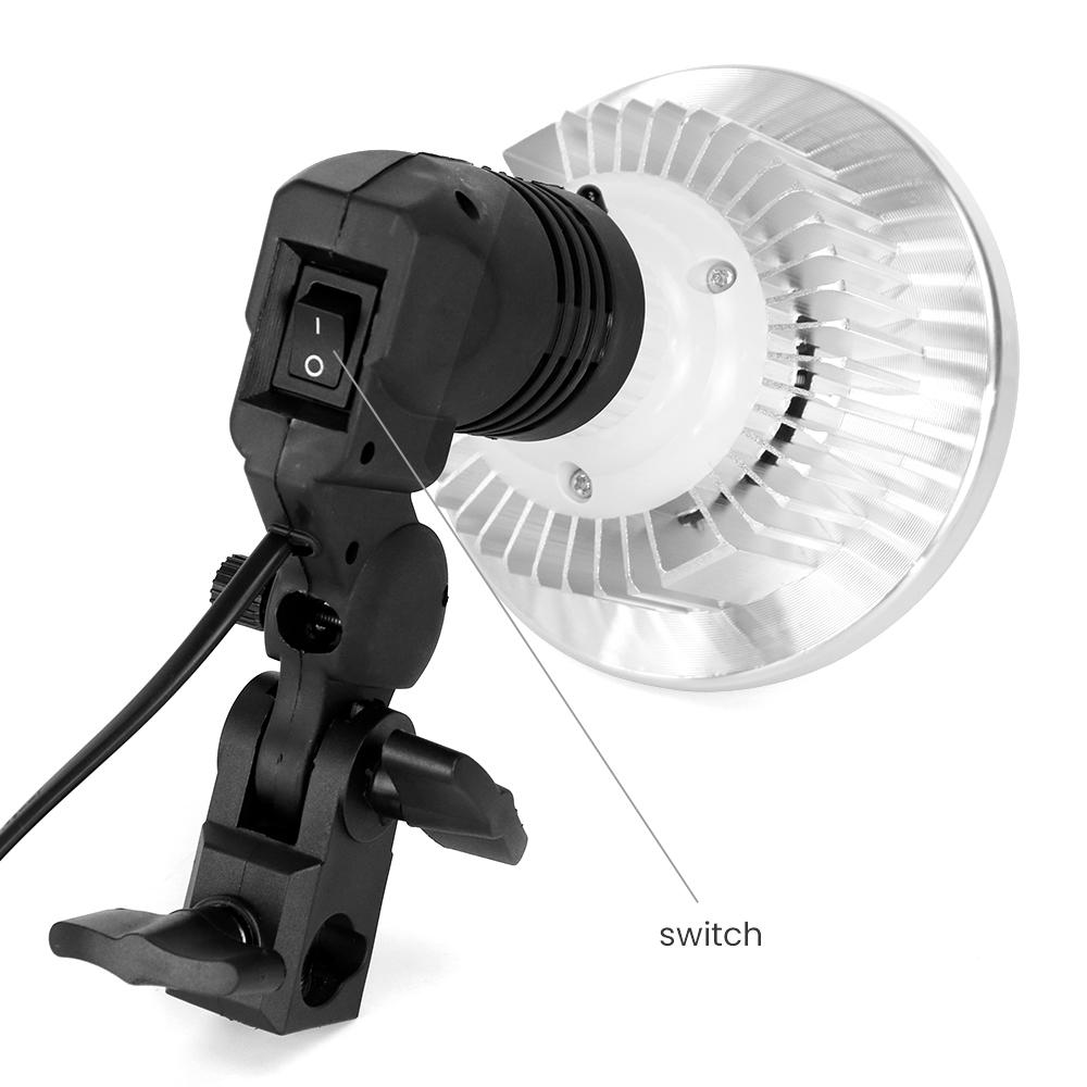 155W E27 Base Photography Lamp Fill Light Bulb Bright Lighting For Professional Softbox Photographic Photos Video Studio