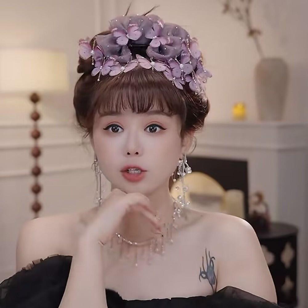 Vintage Butterfly Hairgrips Elegant Shark Clip Trendy Bow Mesh Hair Claw  Daily Use