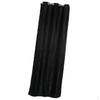 Premium Curtains - Voile Luxurious High Thread Window Room Divider Panels Drapes Black,