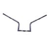 Stainless Steel Universal Drag Z Bars Fit for Motorcycles with 25 MM Handlebars(Chromed Silver)