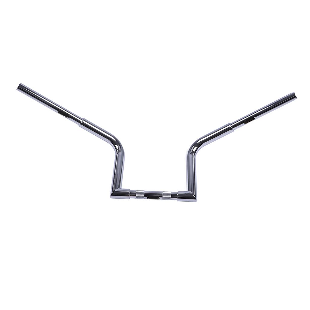 Stainless Steel Universal Drag Z Bars Fit for Motorcycles with 25 MM Handlebars(Chromed Silver)