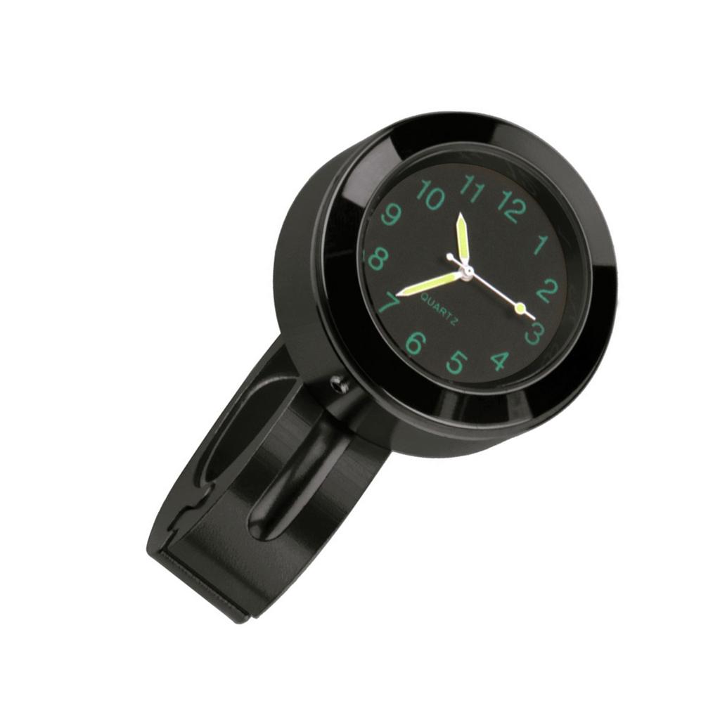 Motorrad Lenkeruhr, 7 8   Universelle Wasserdichte Aluminiumlegierung Lenker Quarzuhr mit Nachtsichtfunktion