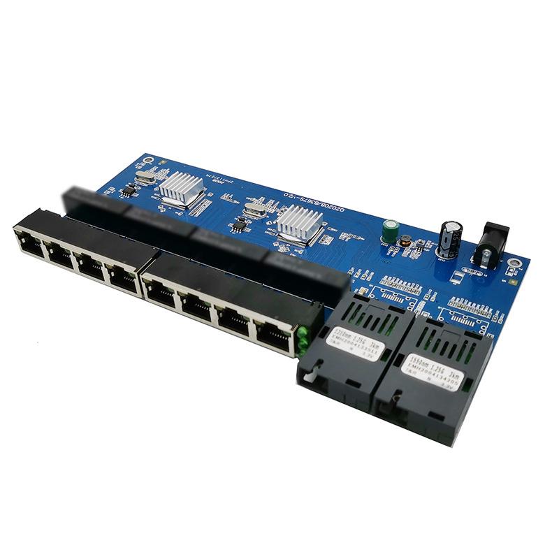2SC8LAN 2FO8E Reverse Gigabit PoE Switch with 2 Optical & 8 Electrical Ports