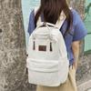 Women's Large Capacity Backpack Corduroy Student Schoolbag