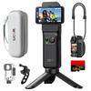 Cameră Vlog SJCAM C400 4K POCKET Înregistrare Continuă 7 Ore Stabilizare a Imaginii Cameră de Acțiune Compactă Mâner Curea Magnetică Incluse Dual
